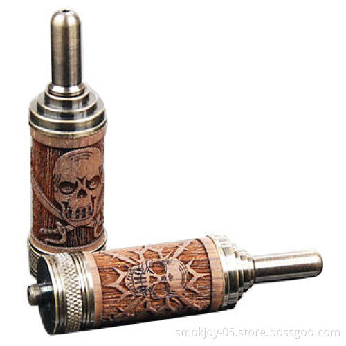 Smokjoy e cigarette, 2.5mL, wooden atomizer n fire la2, 100% no leaking